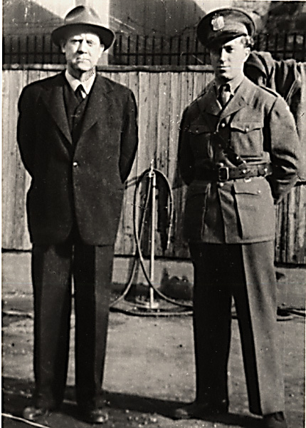 Vidkun Quisling Under Arrest in 1945 after Norway was Liberated in World War 2